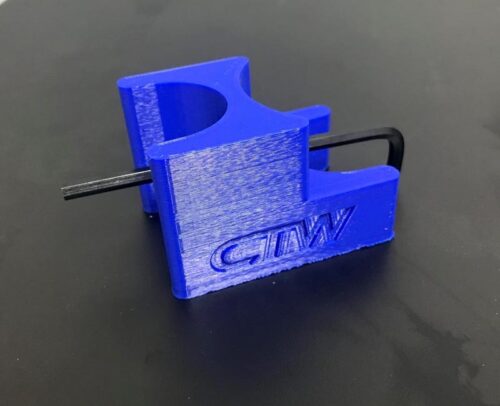 CTW shock dyno with preload spacer
